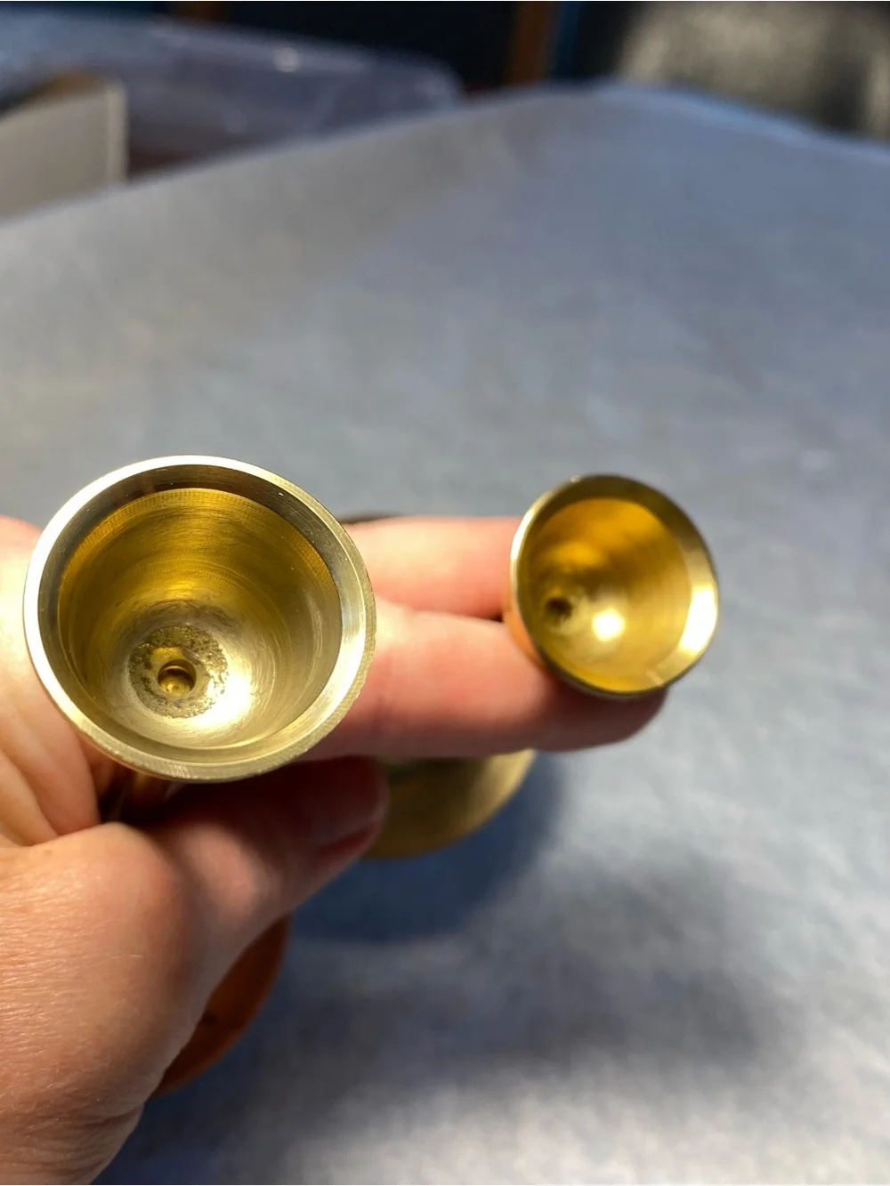 Brass Taper Candle Holders - Set of 2-Taiwan